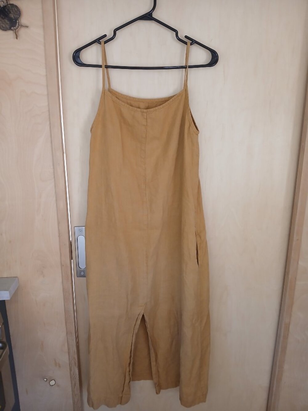 LINENFOX - Aurora Dress (XS - Camel) - Picture 2 of 6